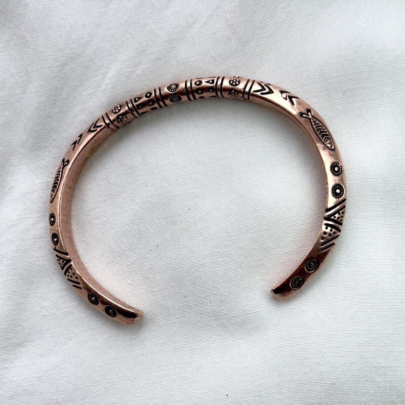 Indus Valley Tribal Ethnic Bangle in Copper & Brass